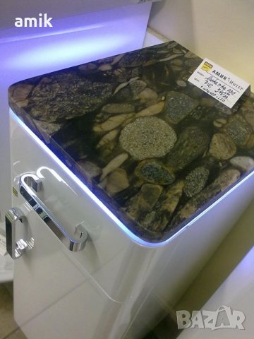 долна полуколона 30см. ПВЦ с плот гранит  , лед осветление 