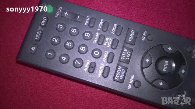 sold-sony remote for rdr hdd/dvd recorder-внос швеицария, снимка 5 - Дистанционни - 25325823