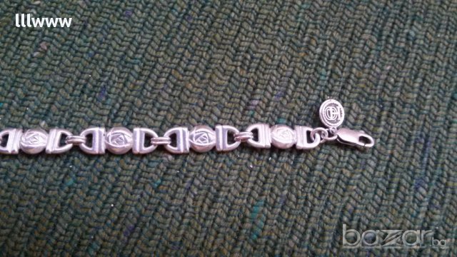 Сребърна гривна, снимка 3 - Гривни - 10629489