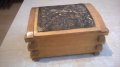 ретро дървена кутия с метален обков-1977г-22х16х11см, снимка 8