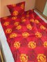 Спален комплект Ман.Ю,Барселона и Реал М-завивка/плик,чаршаф и калъфка, снимка 15