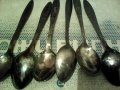 Стари руски ножчета лажички посребени , снимка 4