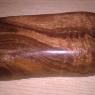 Ретро купа-тиково дърво-20х9х4см-внос швеицария, снимка 6 - Антикварни и старинни предмети - 17244801