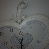 Стенен часовник във формата на сърце Baoli Clock quartz, снимка 7 - Стенни часовници - 18622106