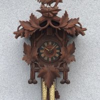 Стенен часовник кукувица Black Forest/Шварцвалд, снимка 5 - Антикварни и старинни предмети - 13569799
