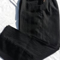 мъжки черен панталон с ръб, снимка 3 - Панталони - 23045731