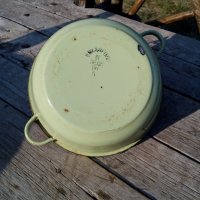 Емайлирана чиния,паница, снимка 7 - Антикварни и старинни предмети - 19274318
