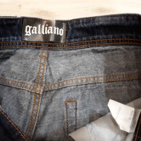 Мъжки сини дънки марка Galliano внос от Италия, снимка 3 - Дънки - 24538065