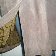 Палто с подвижна яка "Vroom & Dreesmann" / естествен велур, снимка 10 - Палта, манта - 15913966