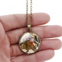 Медальон с 3D портрет от Game Of Thrones(Денерис Таргериен), снимка 3 - Колиета, медальони, синджири - 25059561