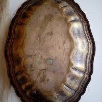 стара бронзова табла,поднос арт деко, снимка 4 - Антикварни и старинни предмети - 22977599