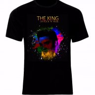 Елвис Пресли Elvis Presley The King Of Rock 'n' Roll Тениска Мъжка/Дамска S до 2XL, снимка 1 - Тениски - 14035323