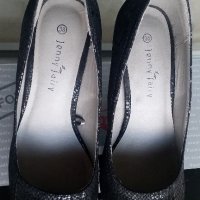черни Дамски обувки - 39 номер, снимка 6 - Дамски обувки на ток - 21180803