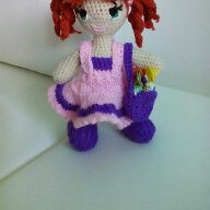 Кукла плетена играчка кукла Анита, снимка 6 - Кукли - 14736125