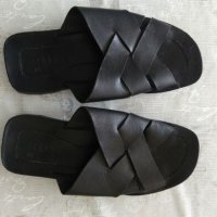 Мъжки кожени сандали, снимка 1 - Мъжки сандали - 21572530