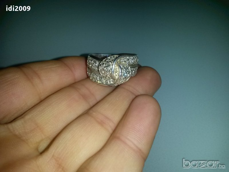 Сребърен пръстен 08, снимка 1
