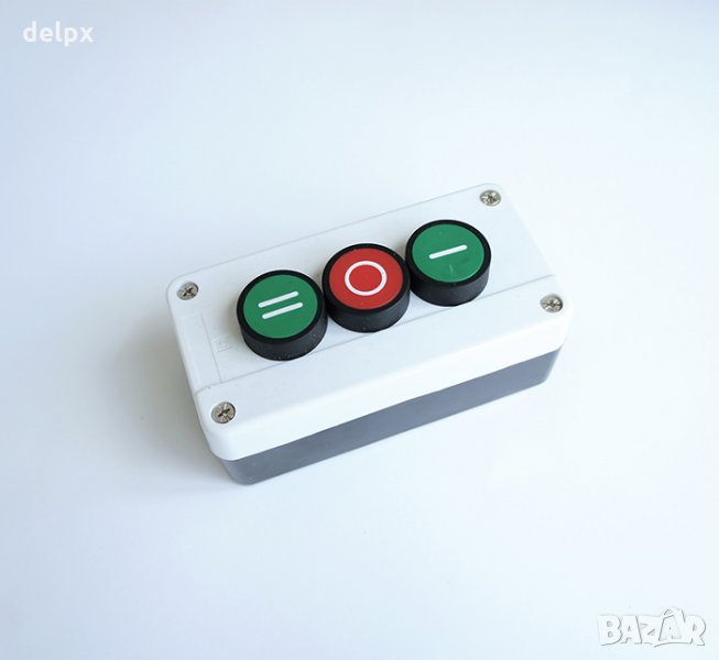 Бутониера с 3 бутона НО/НЗ/НО 400V 10A, снимка 1