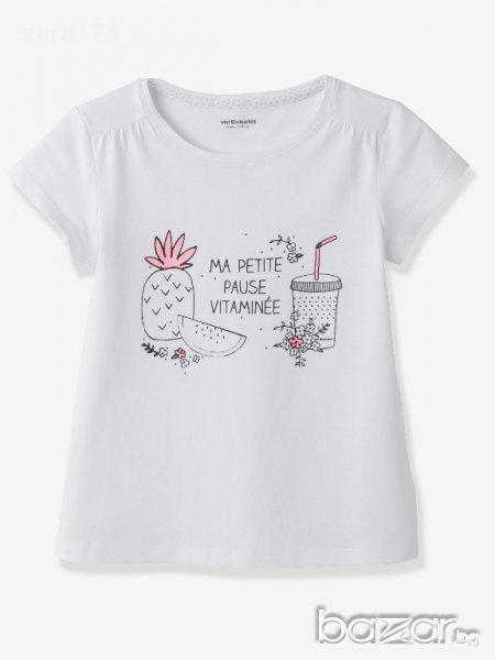 нова тениска Vertbaudet, 7-8г/126см, снимка 1