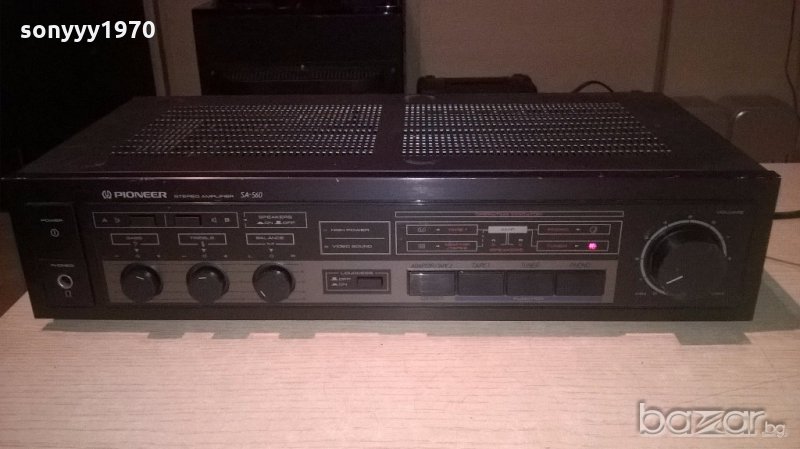 pioneer-stereo amplifier-made in japan-внос швеицария, снимка 1