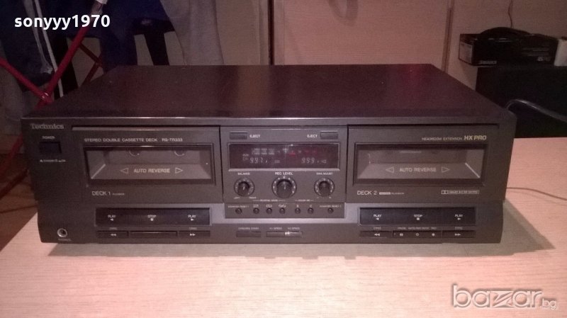 technics rs-tr333-deck b/c/nx pro/reverse/bias adjust-made in japan, снимка 1