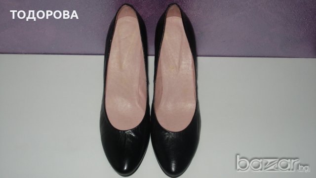 Дамски обувки естествена кожа, снимка 2 - Дамски обувки на ток - 18479506