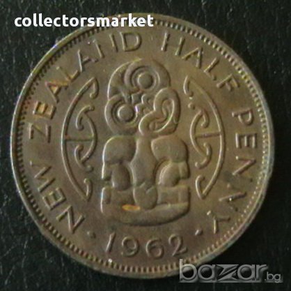 0.5 пени 1962, Нова Зеландия