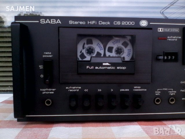 SABA VS 2080 + TS 2000 + CS 2000.дек, снимка 12 - Аудиосистеми - 22342269