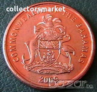 1 цент 2009, Бахамски острови, снимка 2 - Нумизматика и бонистика - 21343046
