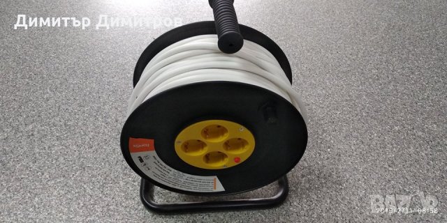 Макара с кабел 3x1,5 100% меден 25 и 50м