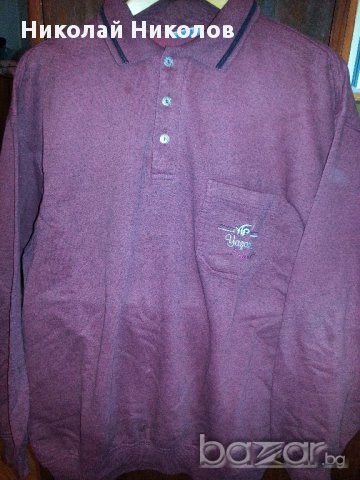 Пуловер мъжки - тъмночервен, снимка 2 - Пуловери - 12017078