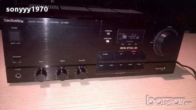 ПОРЪЧАН-technics su-x955-stereo amplifier-370watts, снимка 3 - Ресийвъри, усилватели, смесителни пултове - 12277483