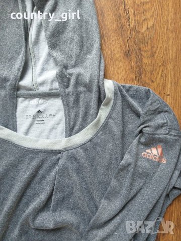 adidas Women`s Adizero Long Sleeve Hooded - страхотна дамска блуза, снимка 3 - Спортни екипи - 24167038