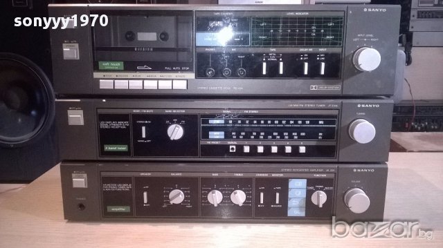 Sanyo tuner+deck+amplifier-japan-здрав-внос швеицария, снимка 3 - Ресийвъри, усилватели, смесителни пултове - 13854797
