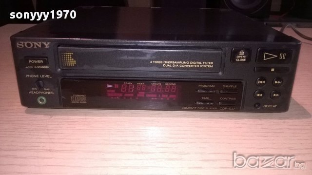 поръчано-sony cdp-s37-cd-made in japan-внос швеицария, снимка 3 - Ресийвъри, усилватели, смесителни пултове - 12971046