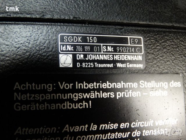 Контролер Heidenhain SGDK-150, снимка 8 - Резервни части за машини - 25677536