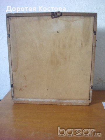 1959 г. Стар дървен часовник за стена, снимка 8 - Антикварни и старинни предмети - 12253679