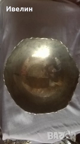 метална купа в стил арт деко, снимка 2 - Антикварни и старинни предмети - 23430073