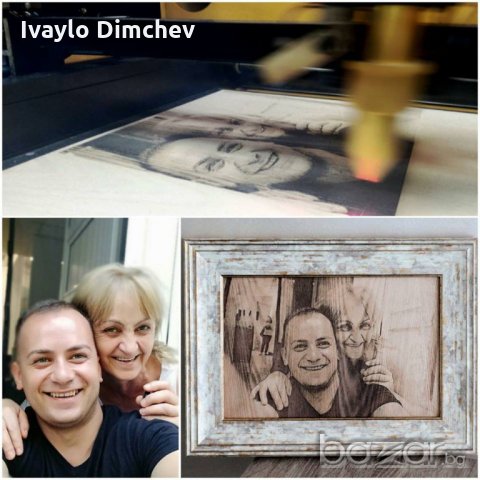 Гравирана снимка върху дърво, снимка 15 - Картини - 17879801