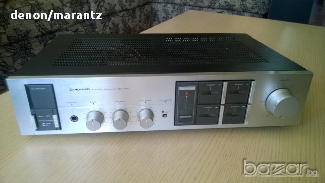 pioneer sa-740-stereo amplifier-made in japan-внос швеицария, снимка 4 - Ресийвъри, усилватели, смесителни пултове - 8259200