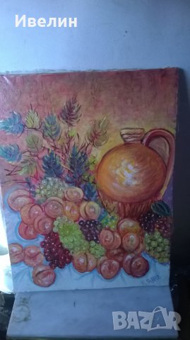 картина-натюрморт на б. цанов