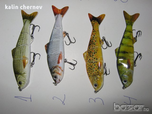 воблери 12.4 см 17,1г 4 части, снимка 2 - Въдици - 9007036