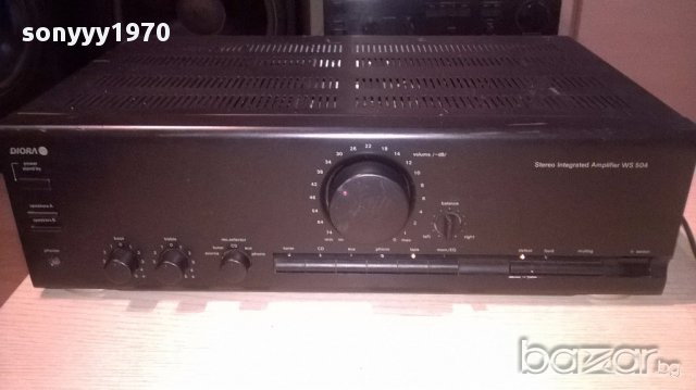 diora ws504/390w stereo ampifier-внос швеицария, снимка 8 - Ресийвъри, усилватели, смесителни пултове - 17053962