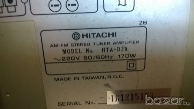hitachi hta-d30-stereo receiver-нов внос от франция, снимка 17 - Ресийвъри, усилватели, смесителни пултове - 7381317