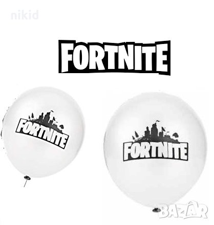 Fortnite Фортнайт Обикновен надуваем латекс латексов балон парти