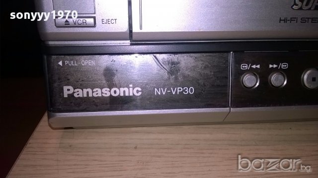 Panasonic nv-vp30ec-s hifi video+dvd+optical out-внос швеицария, снимка 15 - Ресийвъри, усилватели, смесителни пултове - 15154654