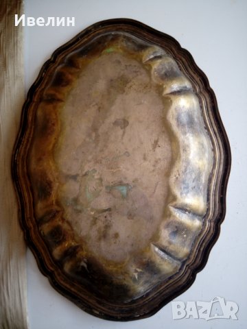 стара бронзова табла,поднос арт деко, снимка 4 - Антикварни и старинни предмети - 22977599