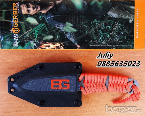 Нож GERBER Bear Grylls Paracord , снимка 13 - Ножове - 12021484