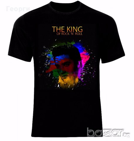 Елвис Пресли Elvis Presley The King Of Rock 'n' Roll Тениска Мъжка/Дамска S до 2XL, снимка 1