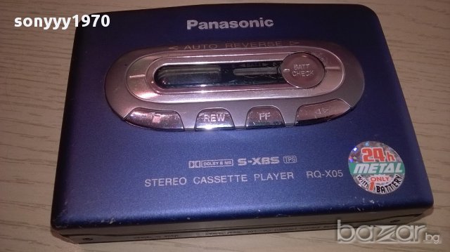 panasonic walkman-metal-внос швеицария, снимка 3 - Плейъри, домашно кино, прожектори - 12497794