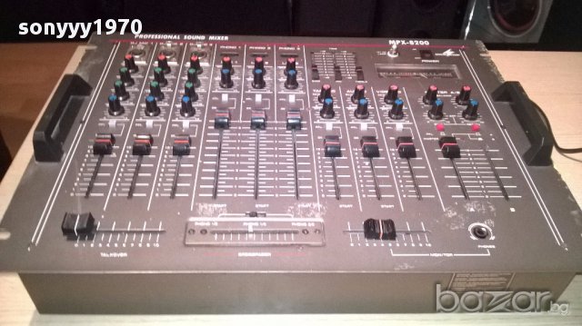 Monacor mpx-8200 img stage line-professional stereo mixer-швеицария, снимка 12 - Ресийвъри, усилватели, смесителни пултове - 13124190